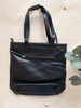 Black Willa Woven Tote