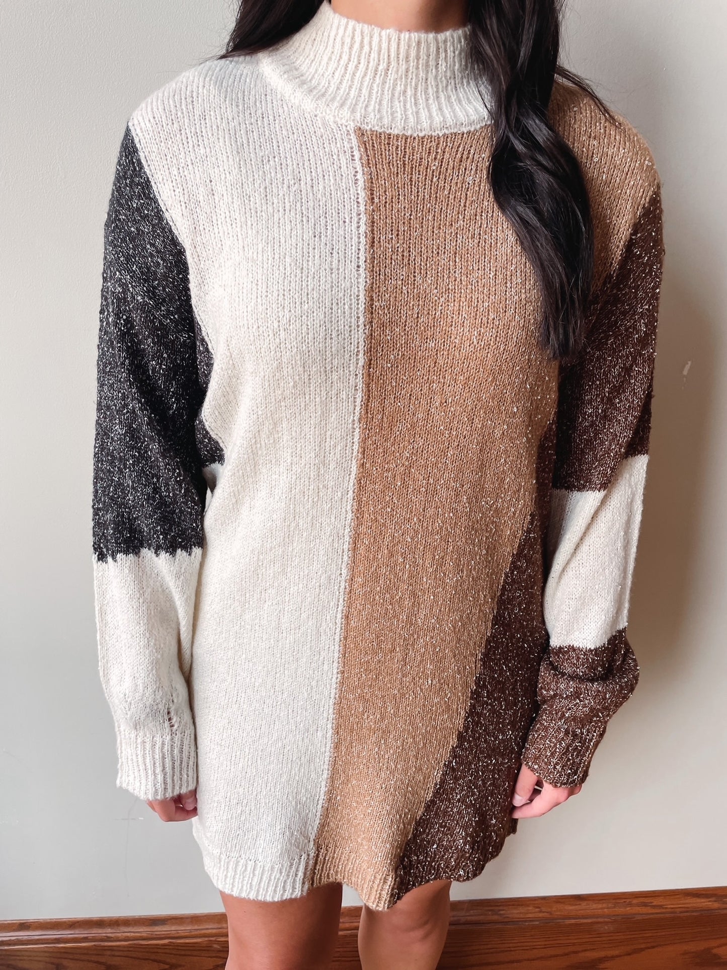Bryn Colorblock Sweater Dress