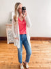 Sara White Cardigan