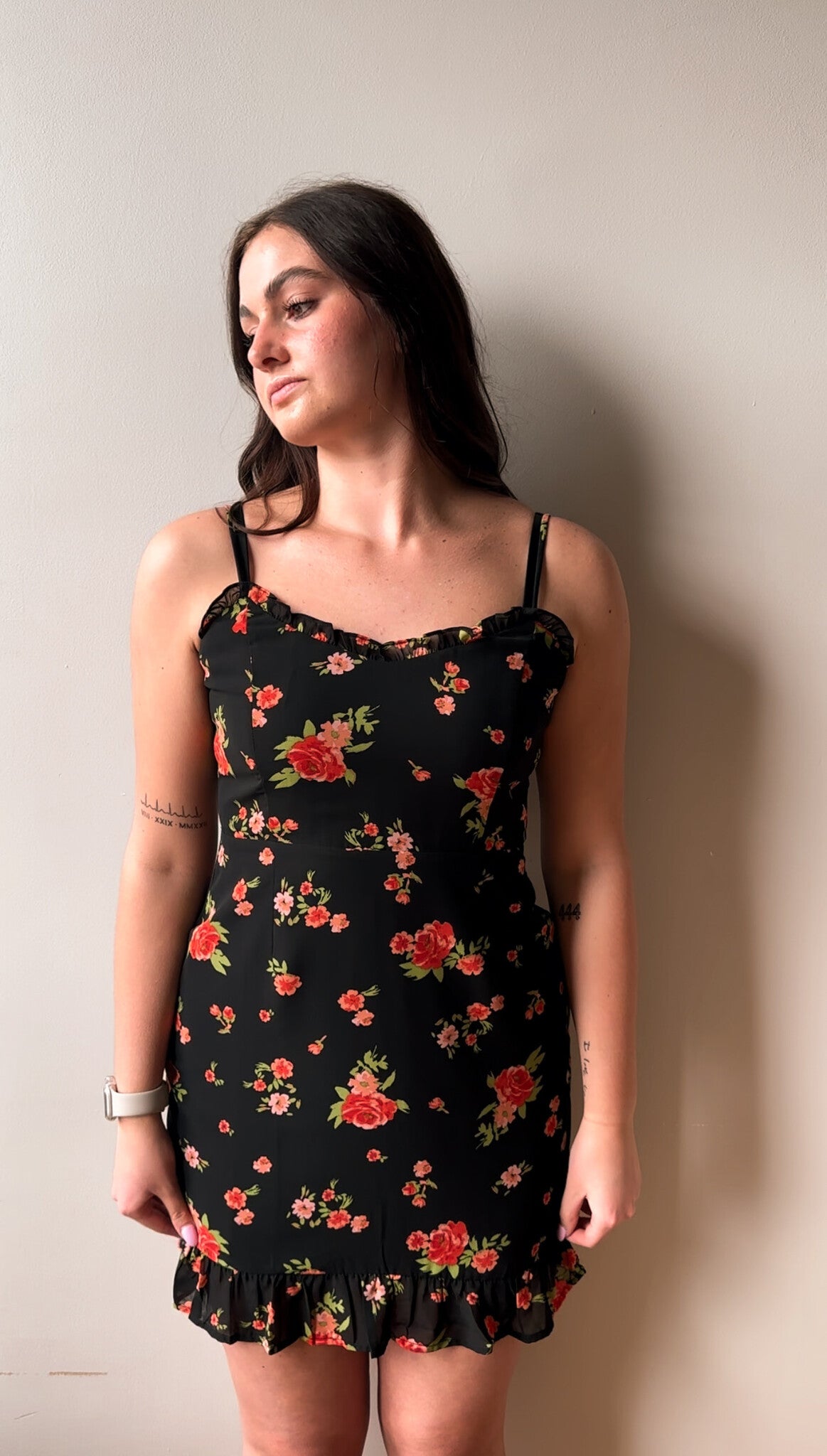 Clarissa Rose Ruffle Mini Dress
