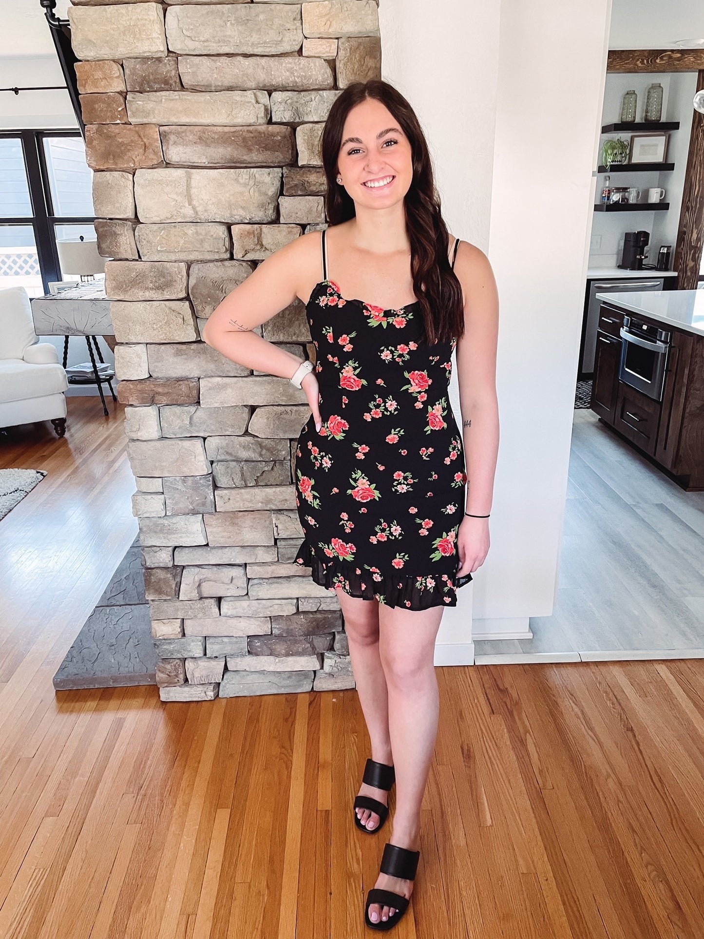 Clarissa Rose Ruffle Mini Dress