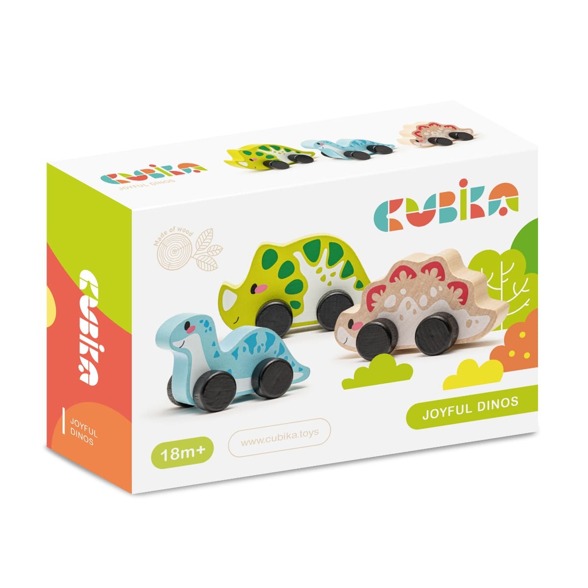Wooden Toy Set - Joyful Dinos
