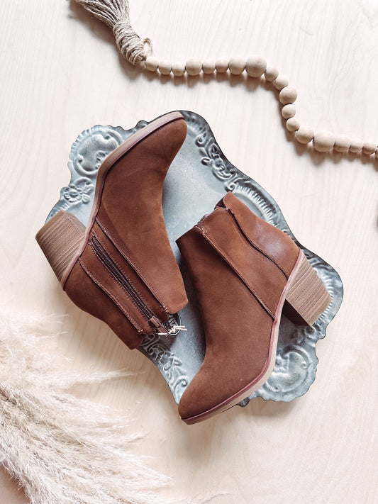 Emery Rust Suede Boots