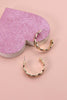 Geometric Braid Hoop Earrings