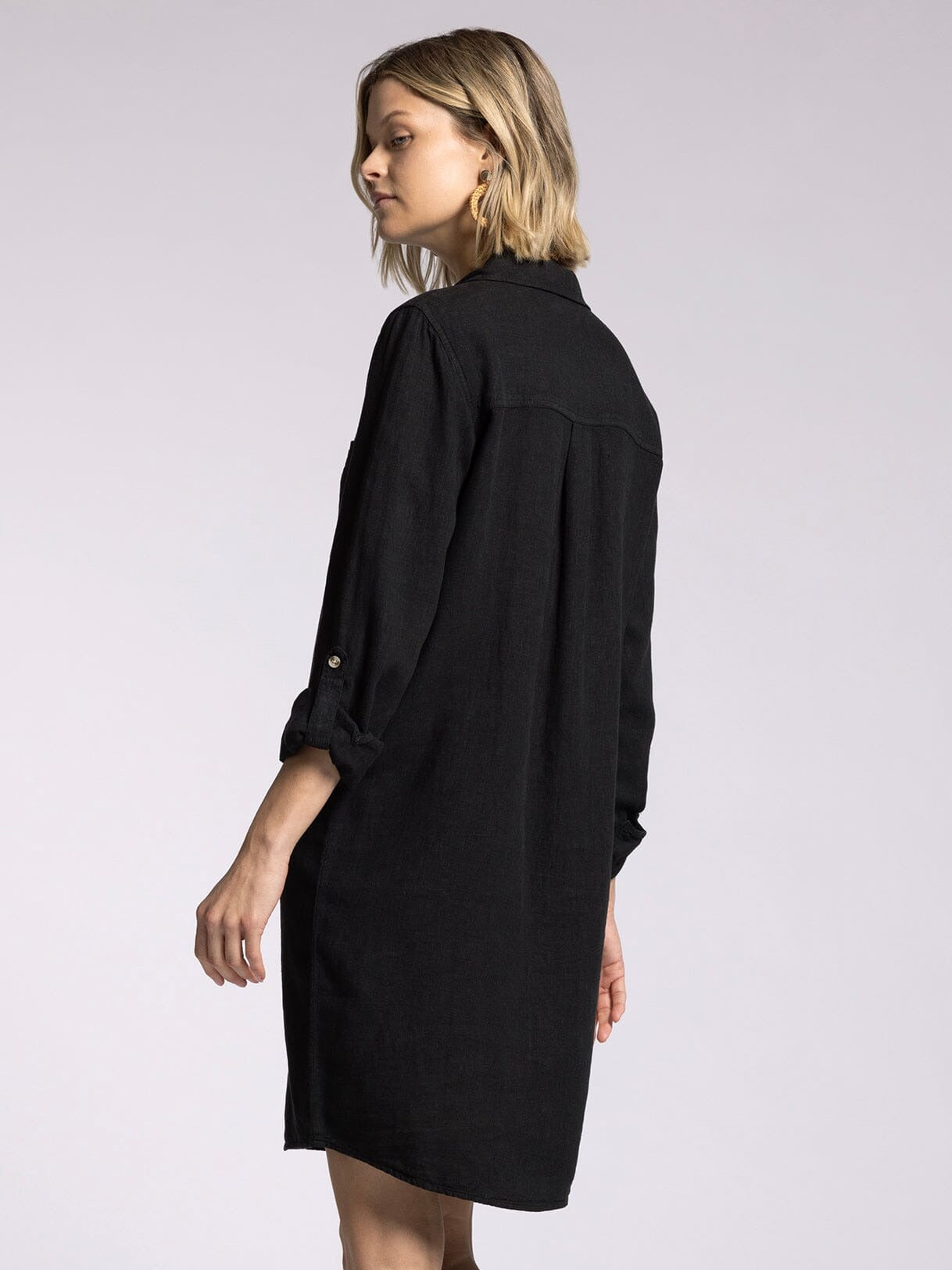 Fatina Dress - Black Shadow