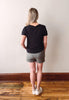 Katie Olive Green Athletic Shorts
