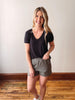 Katie Olive Green Athletic Shorts
