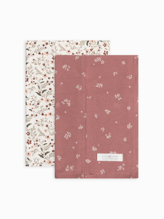 2 Pack Burp Cloths - Hailey + Sienna Floral