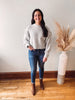 Heather Grey Fringe Sweater