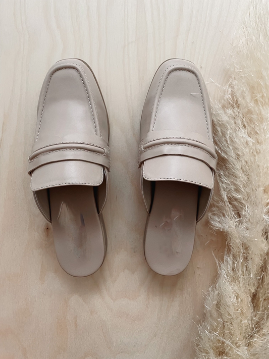 Reese Beige Mules