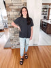 Black Oversized Boyfriend Tee