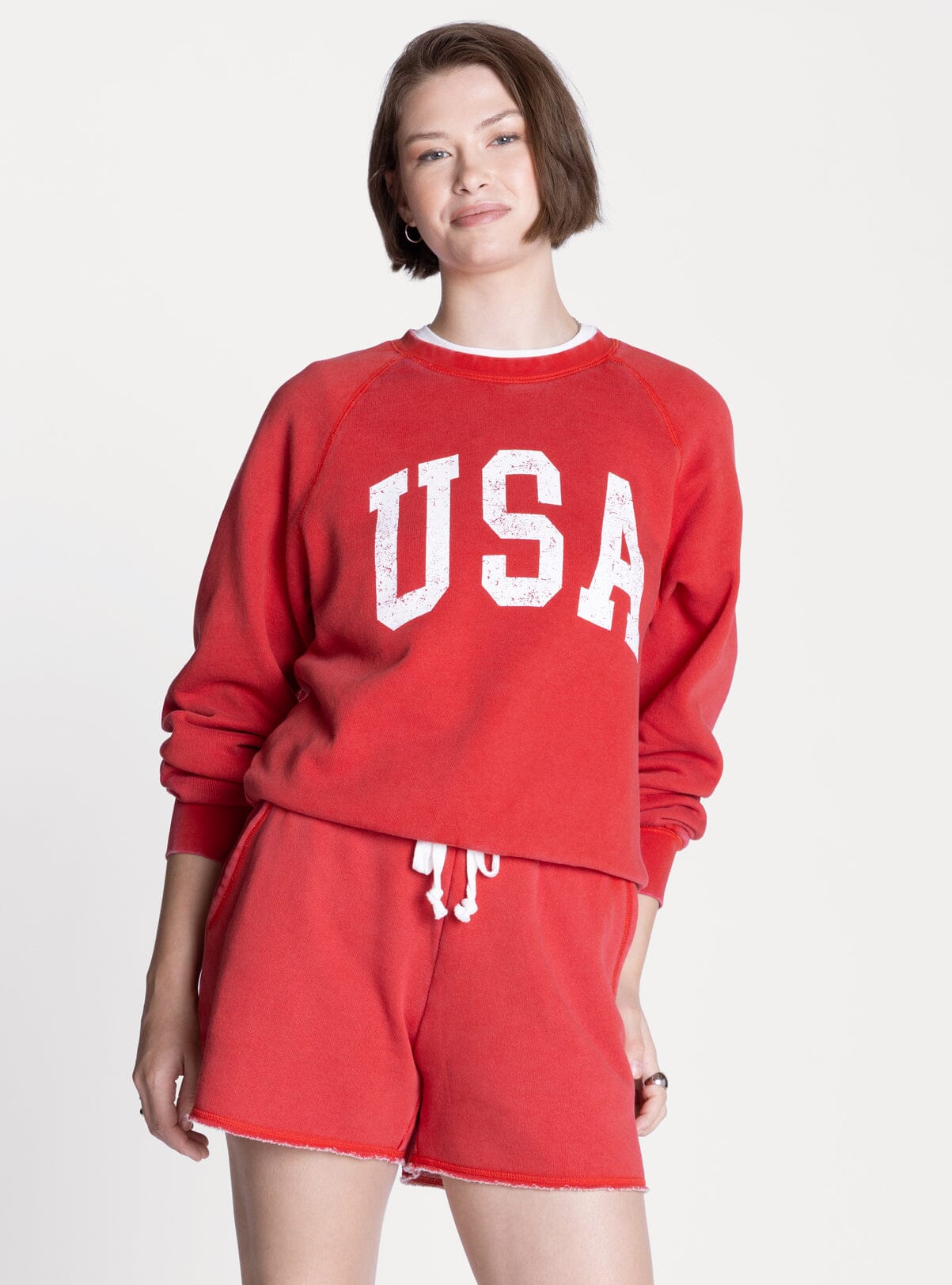 Jordan Red USA Long Sleeve
