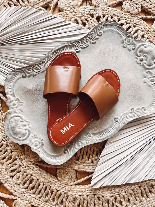 Kaia Brown Strap Sandal