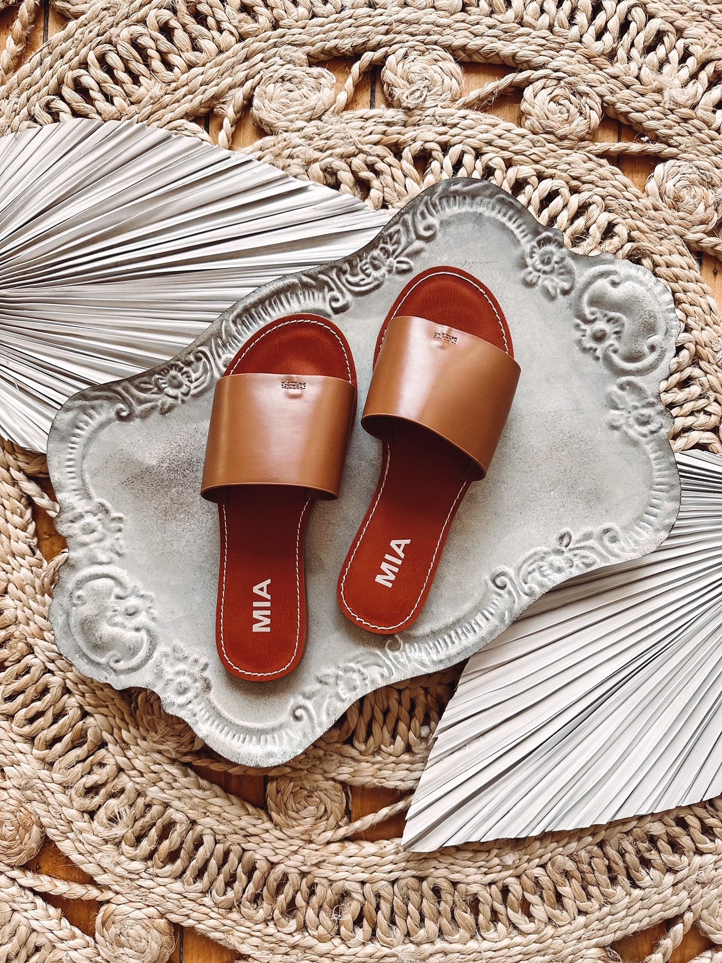 Kaia Brown Strap Sandal