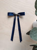 Navy Hair Bow