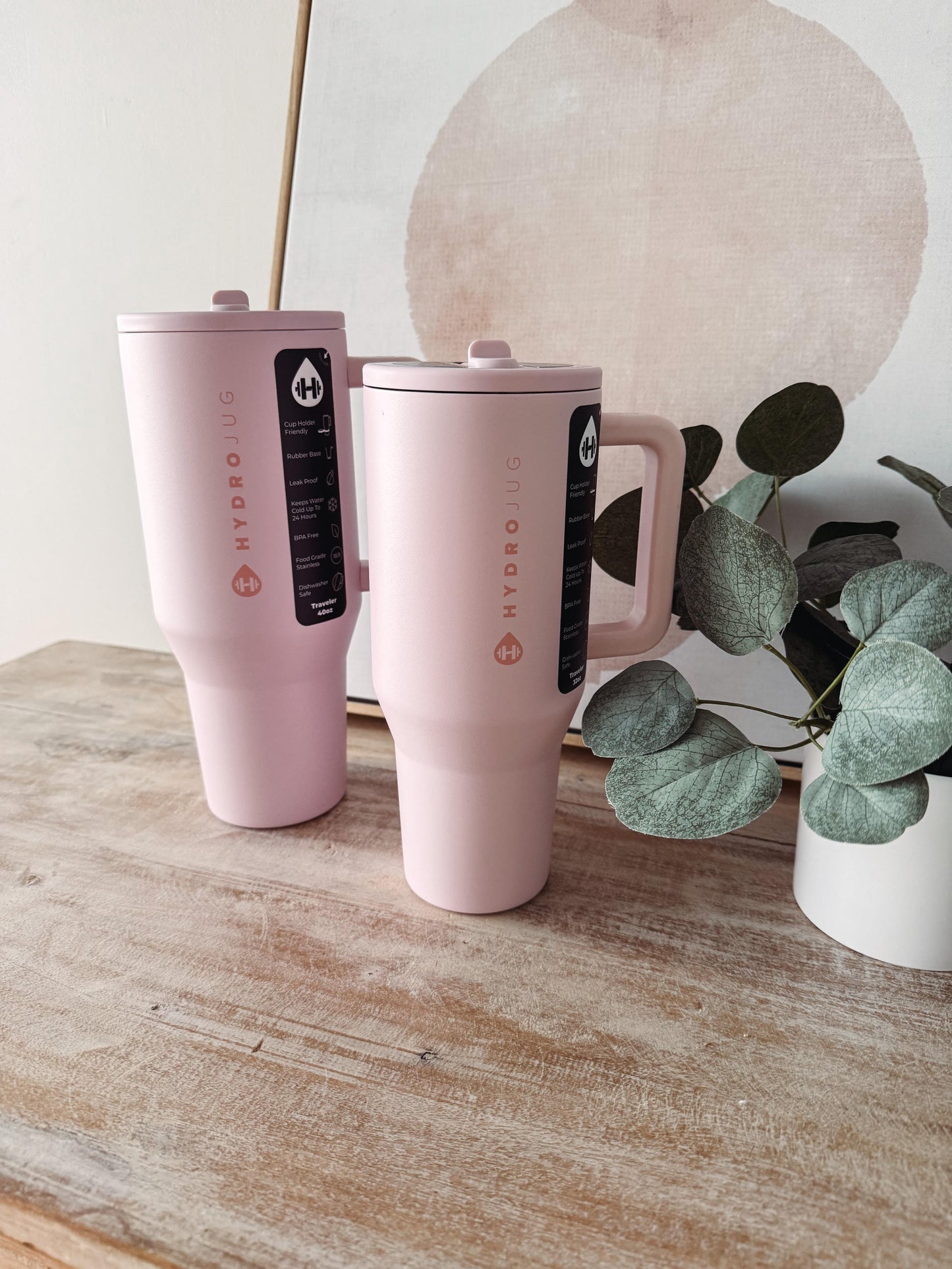 HydroJug Traveler 32oz - Pink Sand