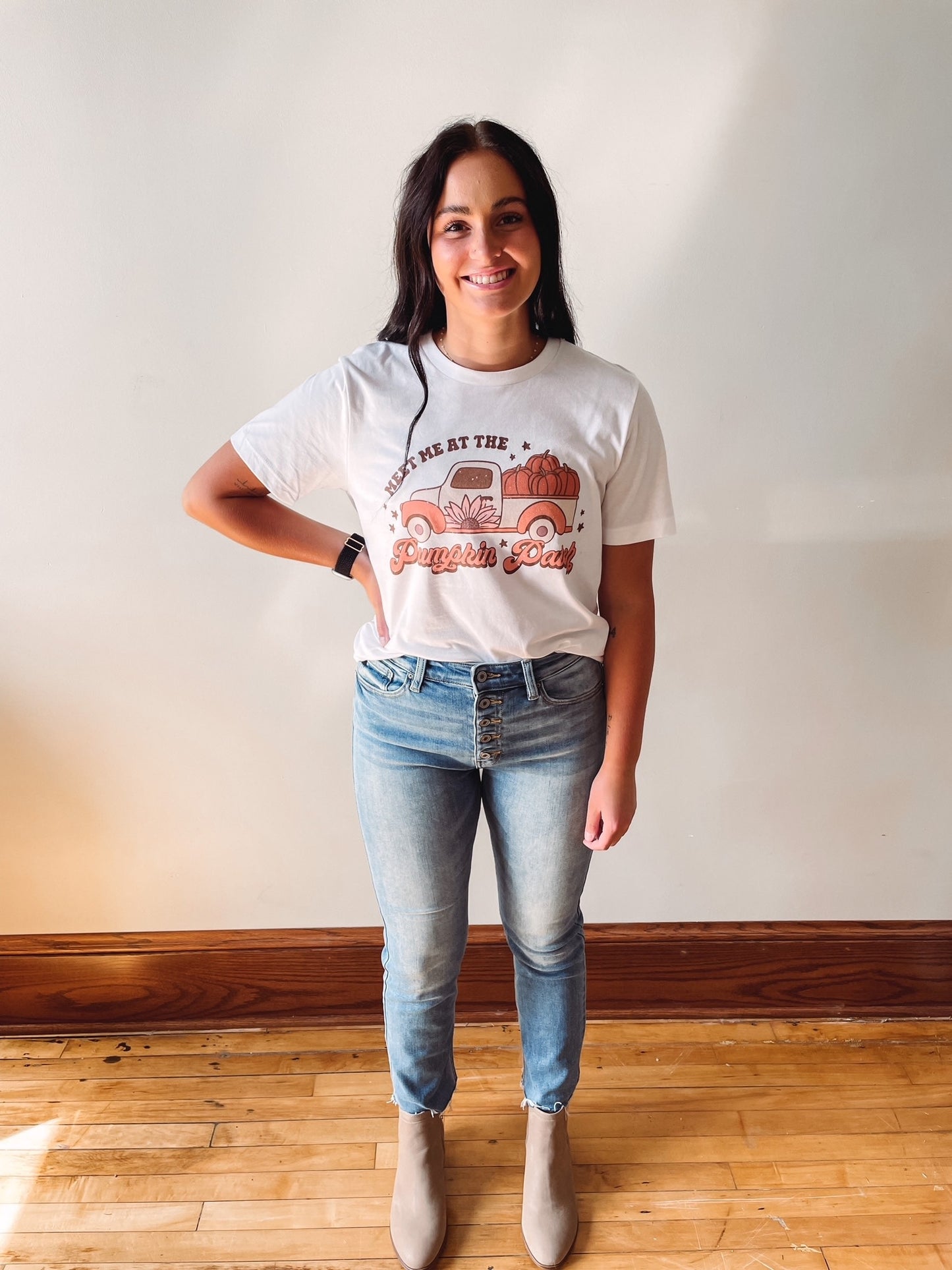 Retro Pumpkin Patch Graphic Tee