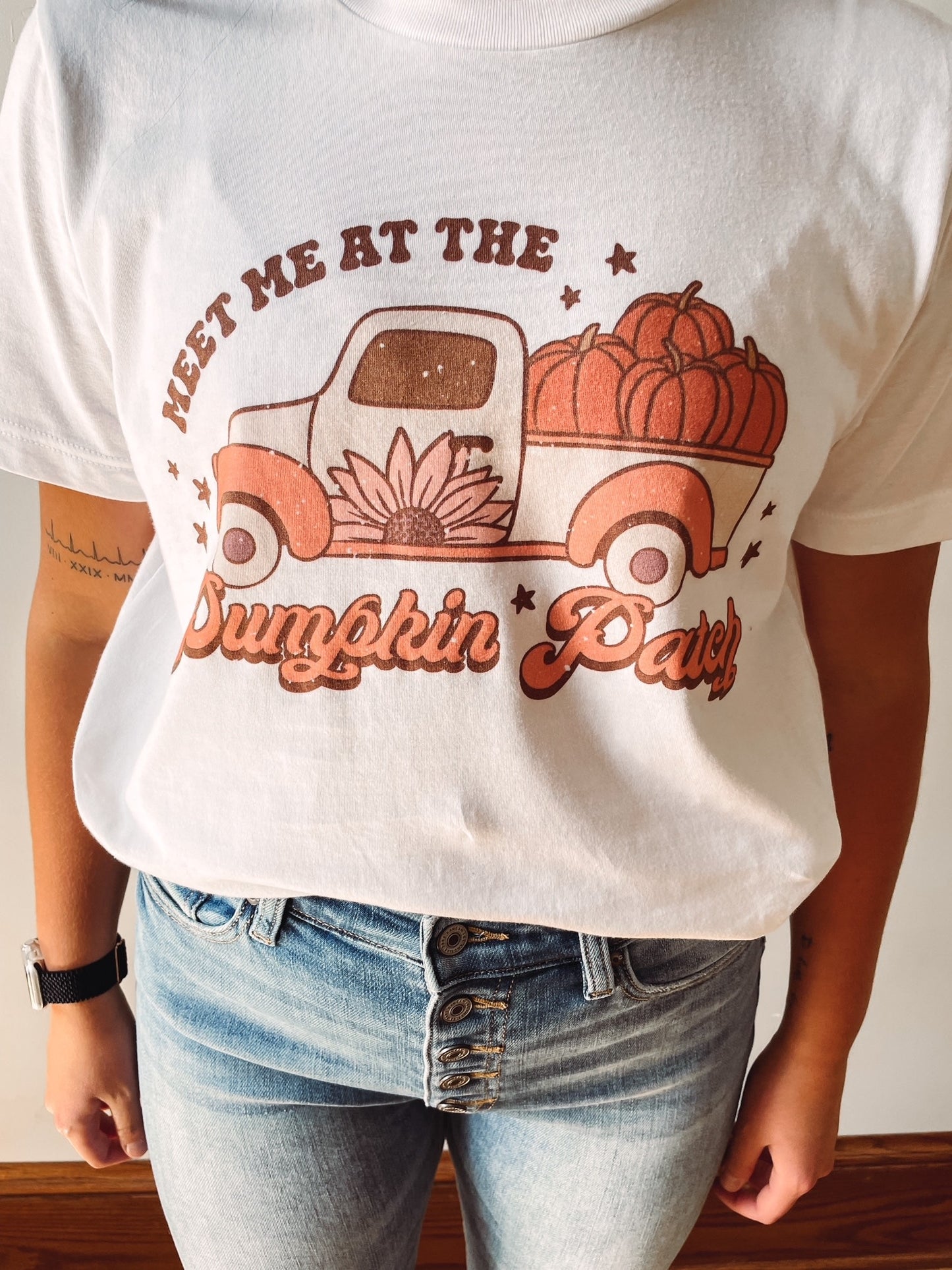 Retro Pumpkin Patch Graphic Tee