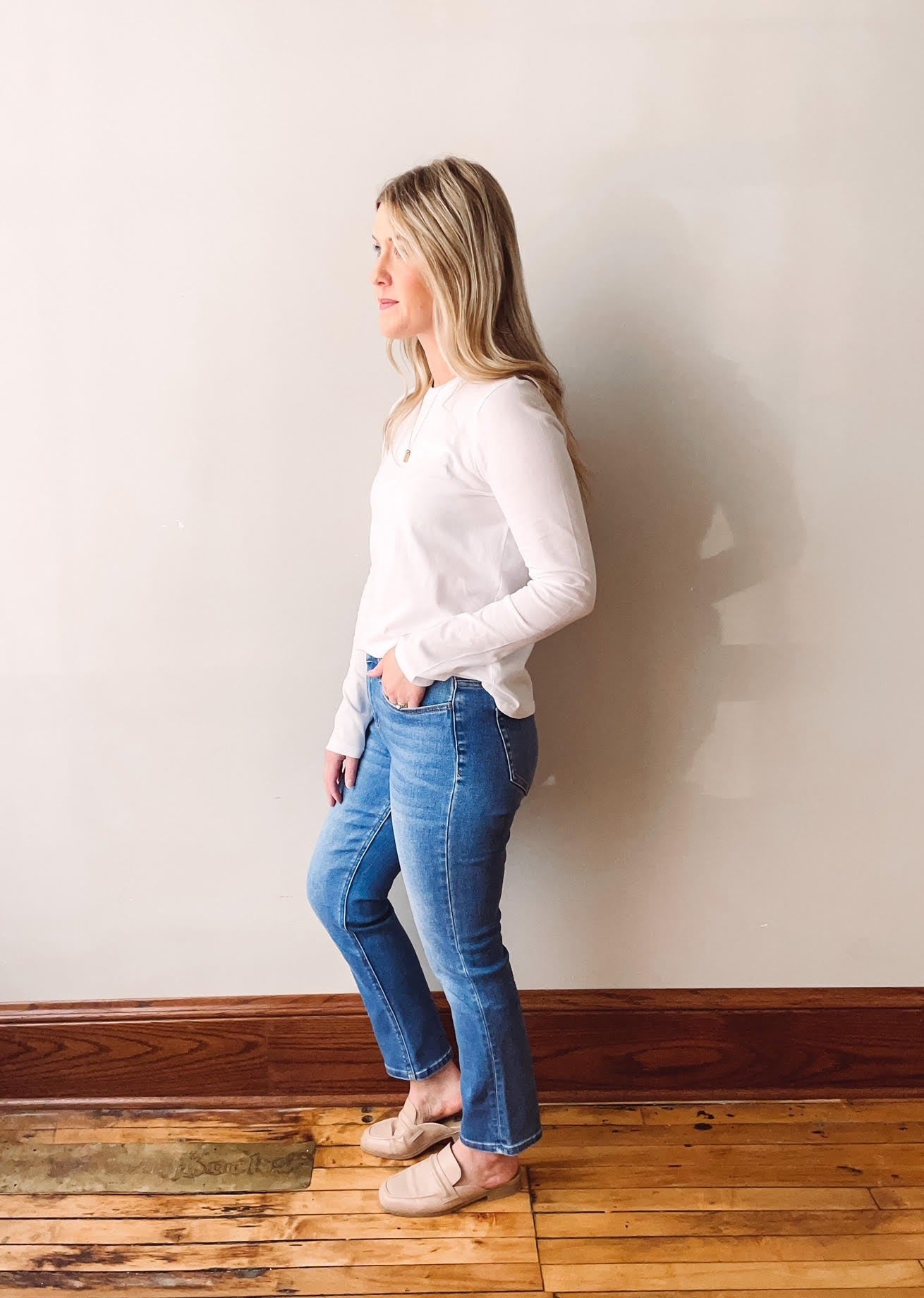 Cotton White Long Sleeve