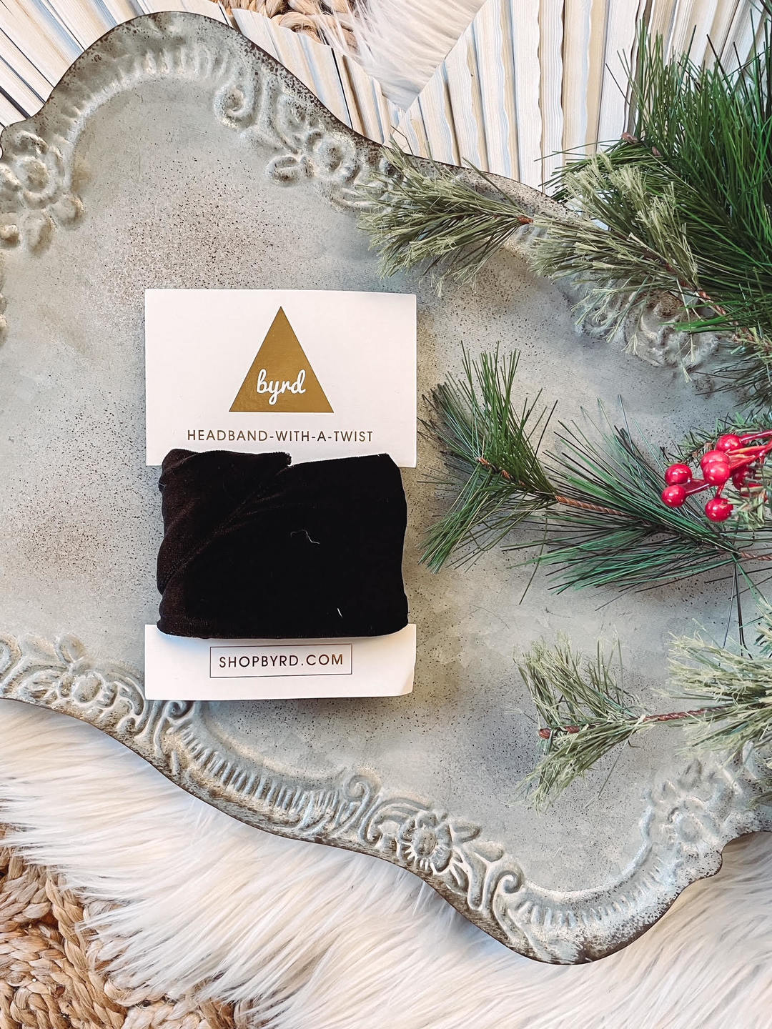 Black Velvet Headband