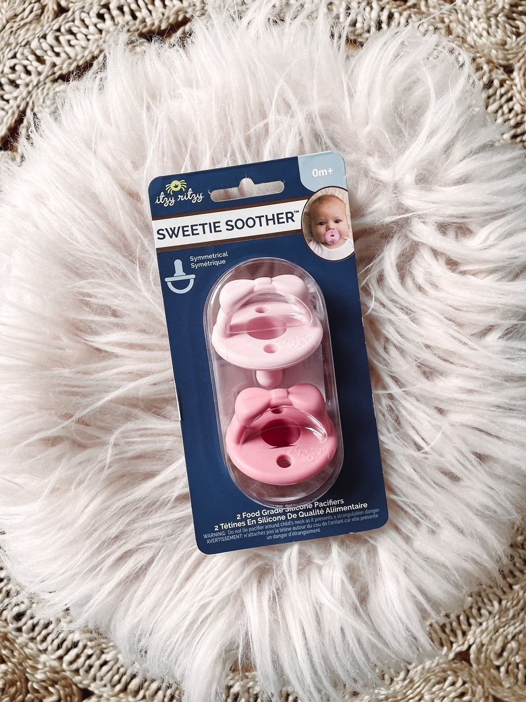 Sweetie Soother- Pink Bow