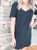 The Pocket Tee Black Dress