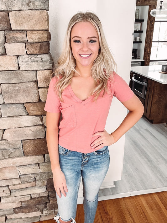 Canyon Rose Skimmer Tee