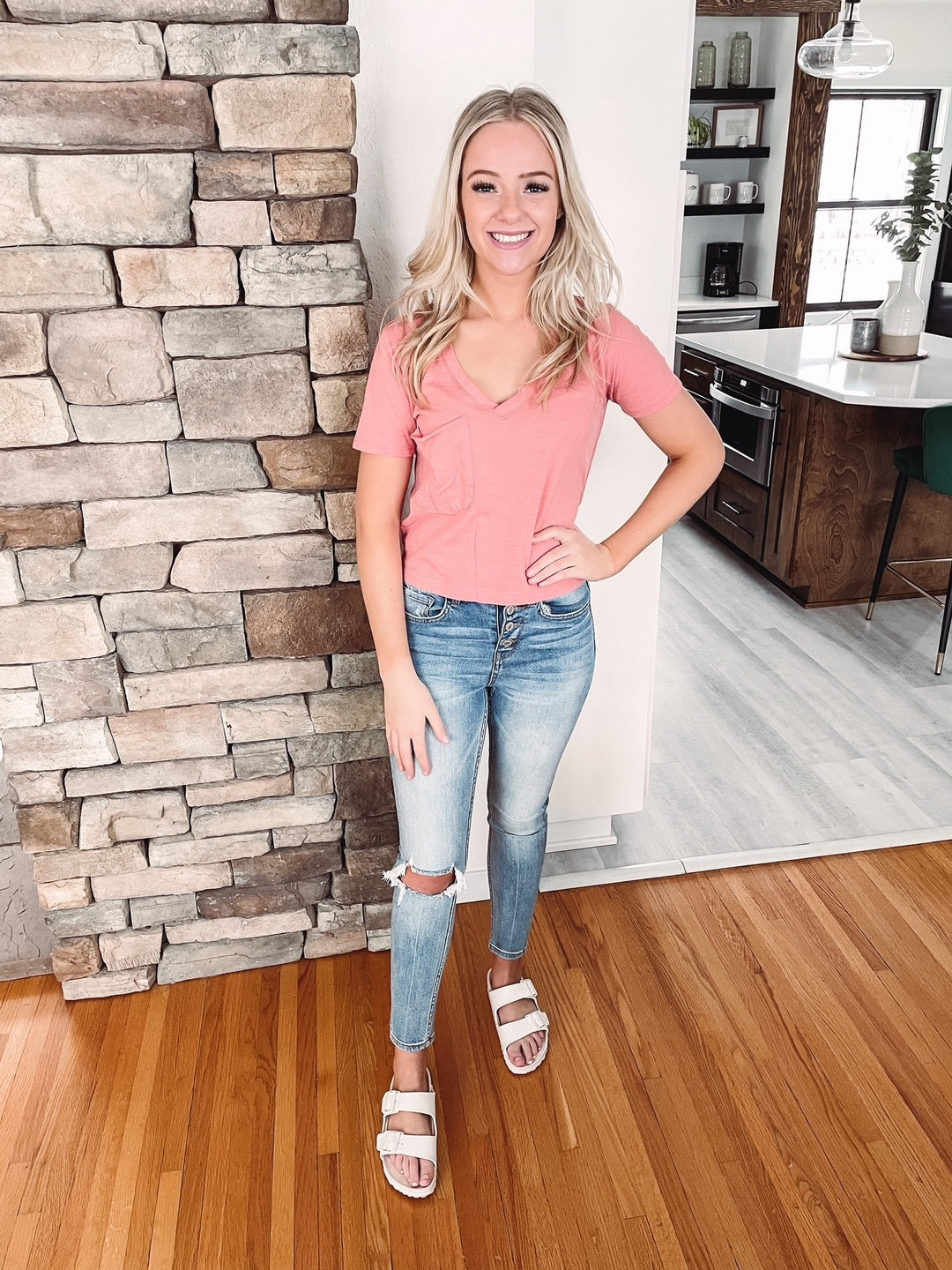 Canyon Rose Skimmer Tee