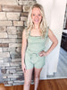 Sage Ruffle Tank