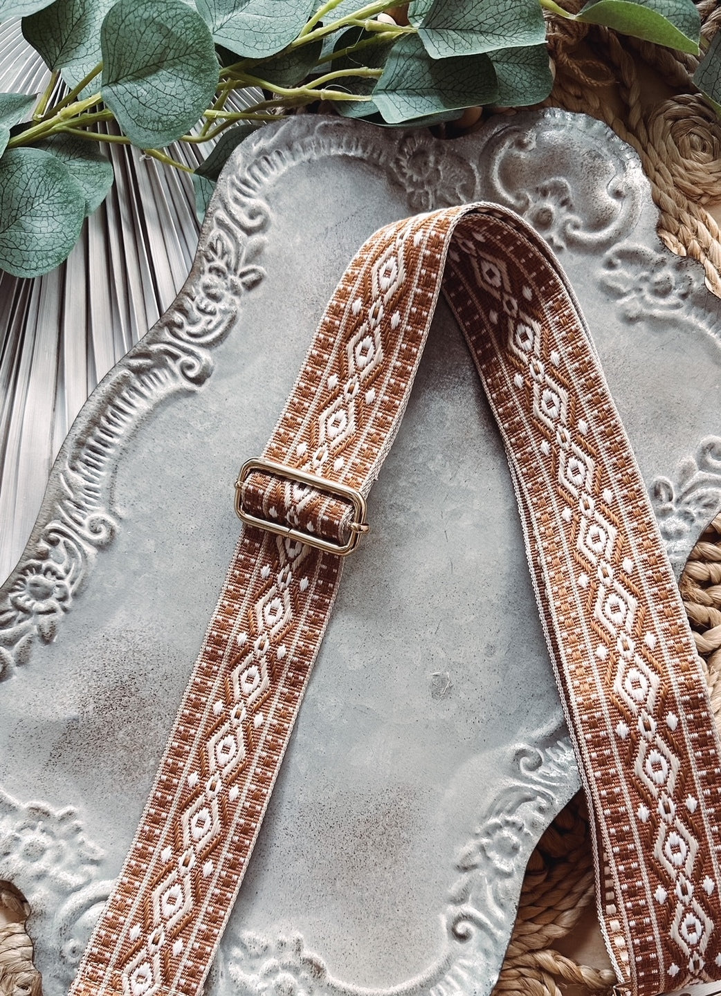 Serenity Tan Saddle Bag