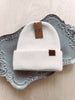Ruby Ivory Double Cuff Beanie