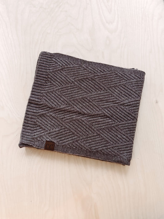 Lena Heather Mocha Scarf