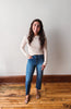 Gabby Oatmilk Ribbed Top