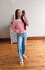 Sol Pink Crochet Top