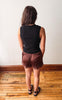 Espresso Satin Lace Shorts