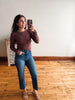 Gabby Espresso Ribbed Top