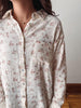 Soft Breeze Floral Cotton Button Up