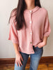 Flossie Dusty Rose Short Sleeve Cardigan