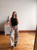 Sandra Black Boatneck Tank