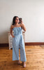 Cosette Blue Ruffle Jumpsuit