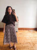 Danica Short Sleeve Brown Sweater