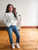 Willa Grey Pocket Knit Sweater