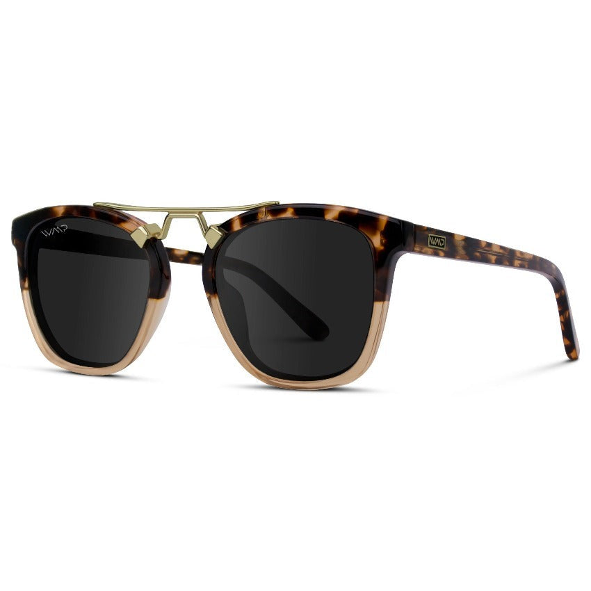 Demi Crystal Brown Tortoise Sunglasses