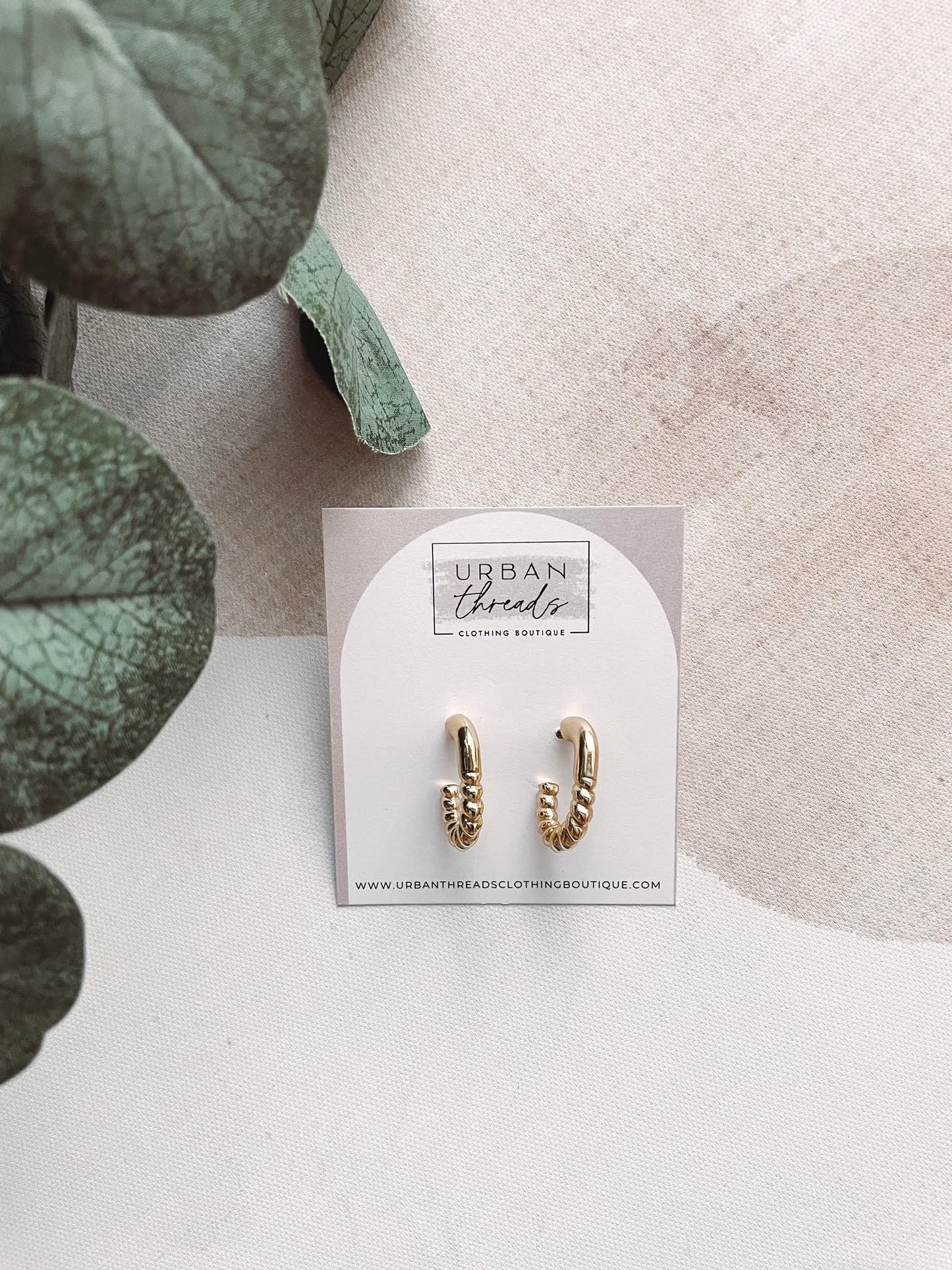 18K Ada Gold Earrings