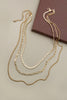 Gold Multi Layer Chain Necklace
