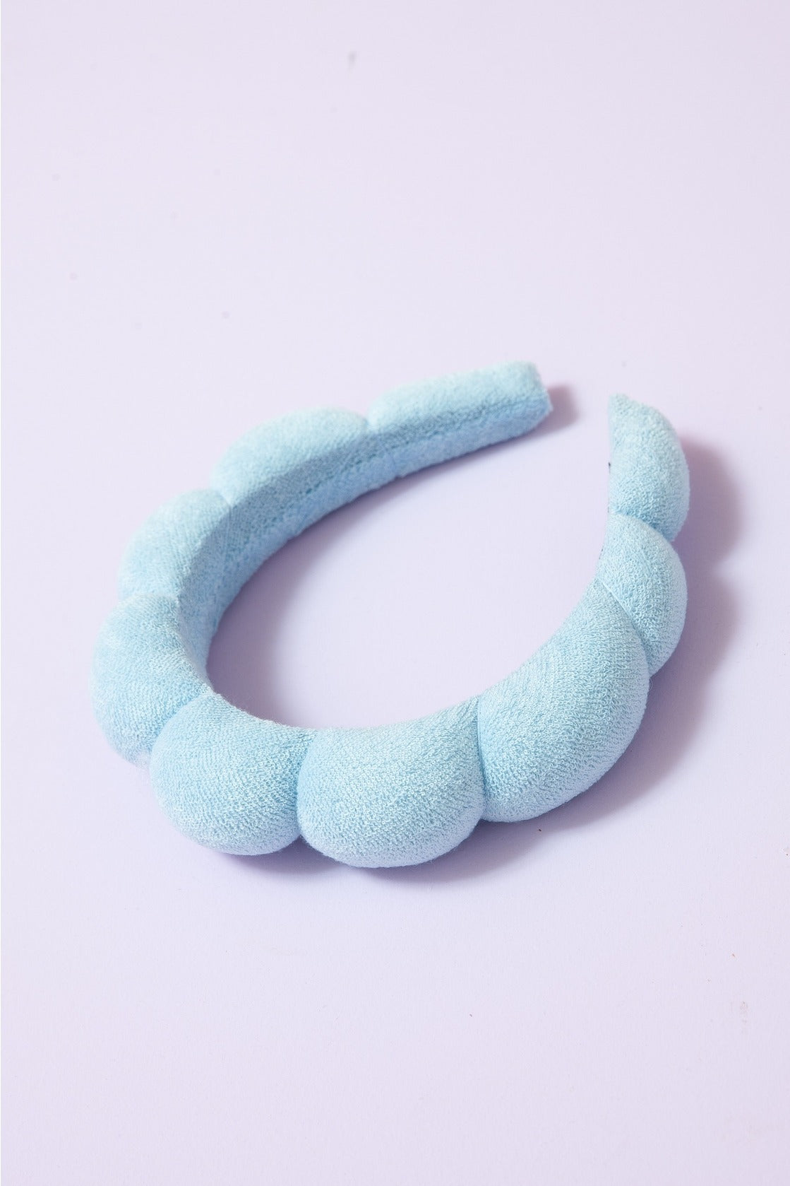 Blue Terry Cloth Spa Headband