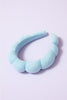 Blue Terry Cloth Spa Headband