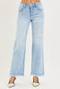 Light blue jeans with a white background