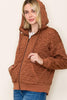 Evelyn Copper Quilted Jacket