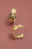 18K Stainless Steel Flower Hoops